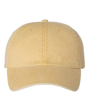 Load image into Gallery viewer, Puffy Letters/Numbers Pigment-Dyed Cap custom hat

