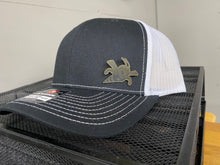 Load image into Gallery viewer, Engraved metallic leather Mascots logo Richardson 112