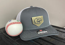 Load image into Gallery viewer, Engraved metallic leather Baseball HOME Plate Mascots logo Richardson 112