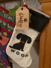 Load image into Gallery viewer, Laser wooden tags (block fonts)