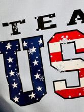 Load image into Gallery viewer, Patriotic USA Sweatshirt with Snowflake Design