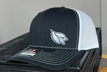 Load image into Gallery viewer, Engraved metallic leather Mascots logo Richardson 112