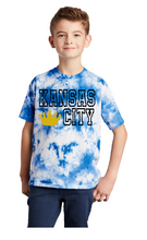 Load image into Gallery viewer, KC baseball youth Crystal tie dye tee orhoodie
