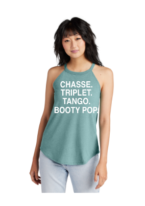 CHASSE TRIPLET TANGO BOOTY POP ROCKER TANK
