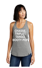 Load image into Gallery viewer, CHASSE TRIPLET TANGO BOOTY POP NEW ERA LADIES HERITAGE RACERBACK