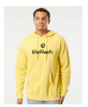 Load image into Gallery viewer, blackhawks embroidered script sweatshirt