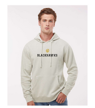 Load image into Gallery viewer, blackhawks embroidered block sweatshirt