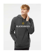 Load image into Gallery viewer, blackhawks embroidered block sweatshirt