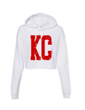 Load image into Gallery viewer, CUSTOM DISTRESSED OVERSIZED NUMBERS/LETTERS BELLA CANVAS CROP HOODIE