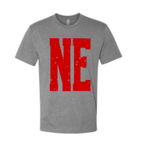 Load image into Gallery viewer, CUSTOM DISTRESSED OVERSIZED NUMBERS/LETTERS Next Level cvc soft tee