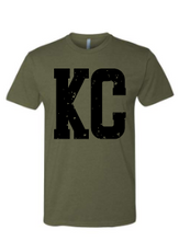 Load image into Gallery viewer, CUSTOM DISTRESSED OVERSIZED NUMBERS/LETTERS Next Level cvc soft tee