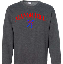 Load image into Gallery viewer, Custom Mascot Name Crewneck with Bow youth