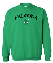 Load image into Gallery viewer, Custom Mascot Name Crewneck with Bow adult