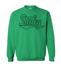 Load image into Gallery viewer, Custom Athletic script with tail Crewneck