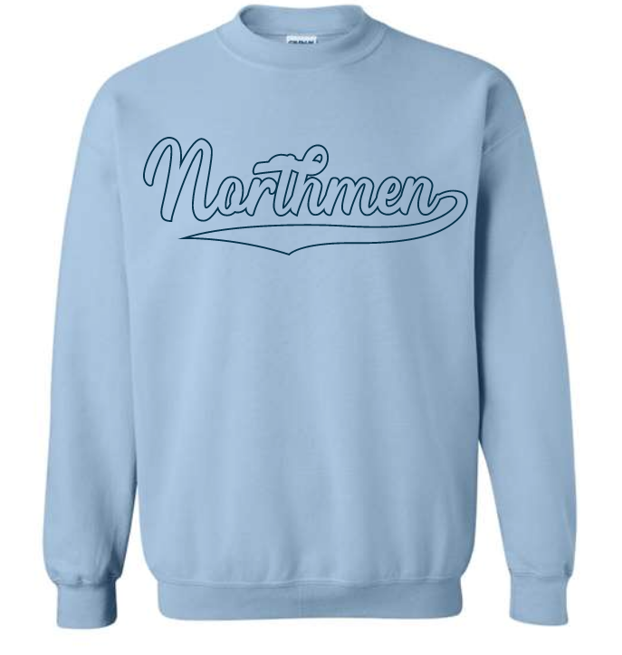 Custom Athletic script with tail Crewneck – Mom of 3 Embroidery Custom Athletic script with tail Crewneck – Mom of 3 Embroidery