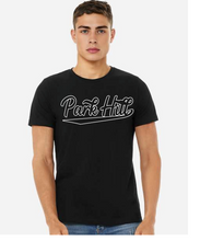 Load image into Gallery viewer, Custom Athletic script with tail tee shirt Youth version