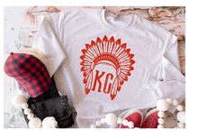 Load image into Gallery viewer, KC distressed headdress