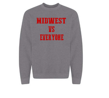 Load image into Gallery viewer, Midwest VS Everybody tee and Crewneck sweatshirt