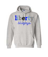 Load image into Gallery viewer, liberty bluejays multi color embroidery YOUTH