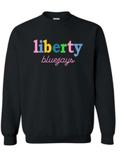 Load image into Gallery viewer, liberty bluejays multi color embroidery YOUTH