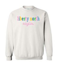 Load image into Gallery viewer, liberty north eagles multi color embroidery YOUTH