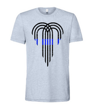 Load image into Gallery viewer, KC fountain with blue/green line tee