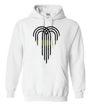 Load image into Gallery viewer, KC fountain with blue/green line hoodie