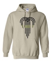 Load image into Gallery viewer, KC fountain with blue/green line hoodie