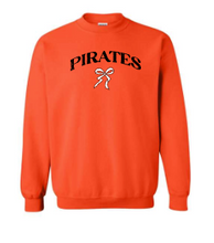 Load image into Gallery viewer, Custom Mascot Name Crewneck with Bow adult