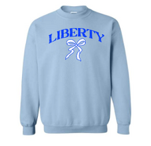 Load image into Gallery viewer, Custom Mascot Name Crewneck with Bow adult