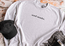 Load image into Gallery viewer, send snacks. - Adult Crewneck