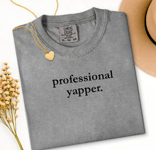 Load image into Gallery viewer, professional yapper. - Adult short sleeve shirt
