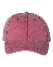 Load image into Gallery viewer, Puffy Letters/Numbers Pigment-Dyed Cap custom hat
