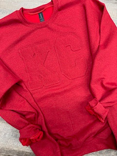 APPLIQUE TONE ON TONE WORD - CREWNECK VERSION