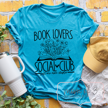 Load image into Gallery viewer, Social Club fun tees book lover or true crime
