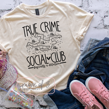 Load image into Gallery viewer, Social Club fun tees book lover or true crime
