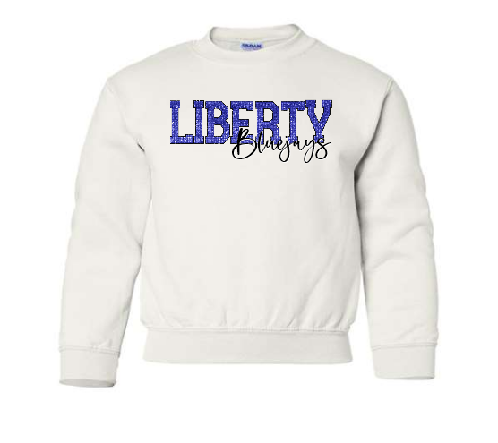 Liberty Bluejays Sweatshirt with faux sequins