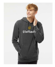 Load image into Gallery viewer, blackhawks embroidered script sweatshirt
