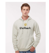 Load image into Gallery viewer, blackhawks embroidered script sweatshirt
