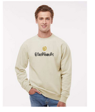 Load image into Gallery viewer, blackhawks embroidered script sweatshirt
