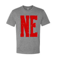 Load image into Gallery viewer, CUSTOM DISTRESSED OVERSIZED NUMBERS/LETTERS Next Level cvc soft tee
