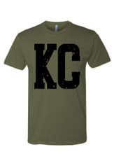 Load image into Gallery viewer, CUSTOM DISTRESSED OVERSIZED NUMBERS/LETTERS Next Level cvc soft tee
