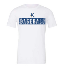 Load image into Gallery viewer, KC BASEBALL BAR DISTRESSED adult sizes
