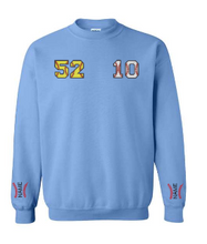 Load image into Gallery viewer, Double Player personalized sweatshirt
