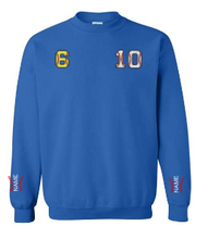 Load image into Gallery viewer, Double Player personalized sweatshirt
