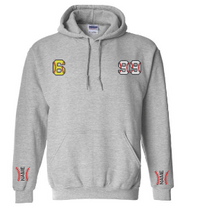 Load image into Gallery viewer, Double Player personalized sweatshirt
