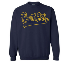 Load image into Gallery viewer, Custom Athletic script with tail Crewneck Youth version
