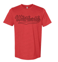 Load image into Gallery viewer, Custom Athletic script with tail tee shirt
