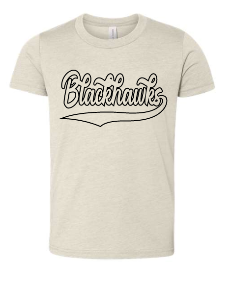Custom Athletic script with tail tee shirt