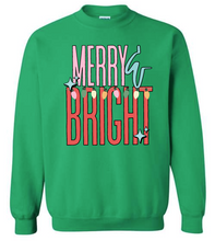 Load image into Gallery viewer, Merry &amp; Bright with lights
